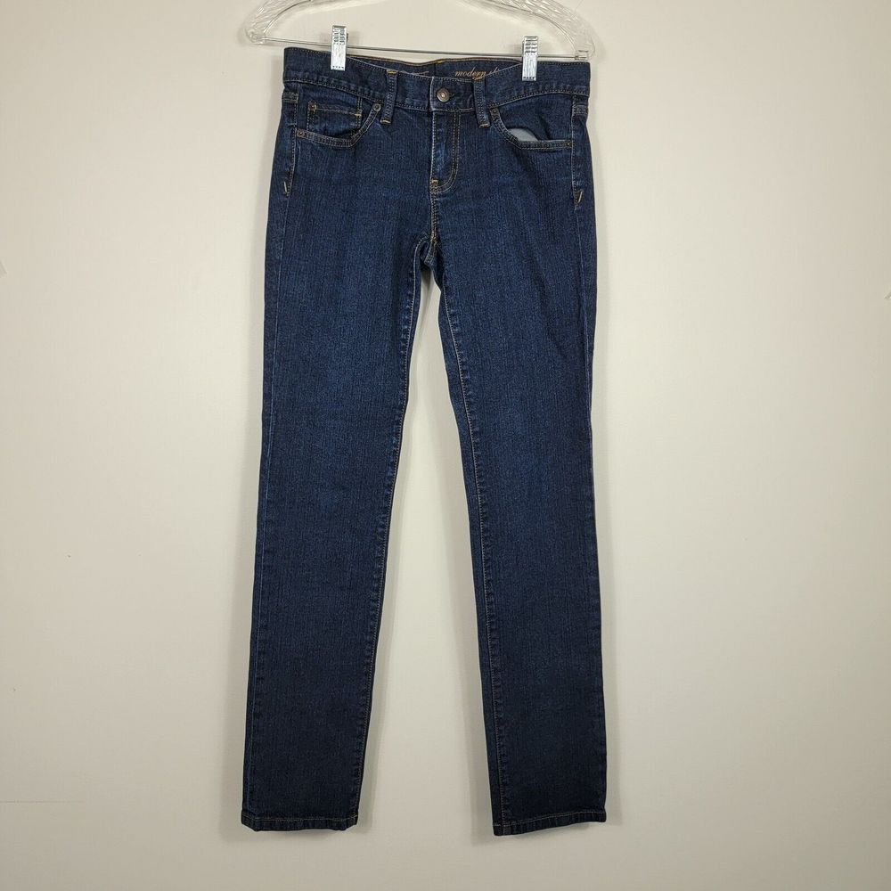 Loft Modern Slim Jeans Size 2 Women's Dark Wash